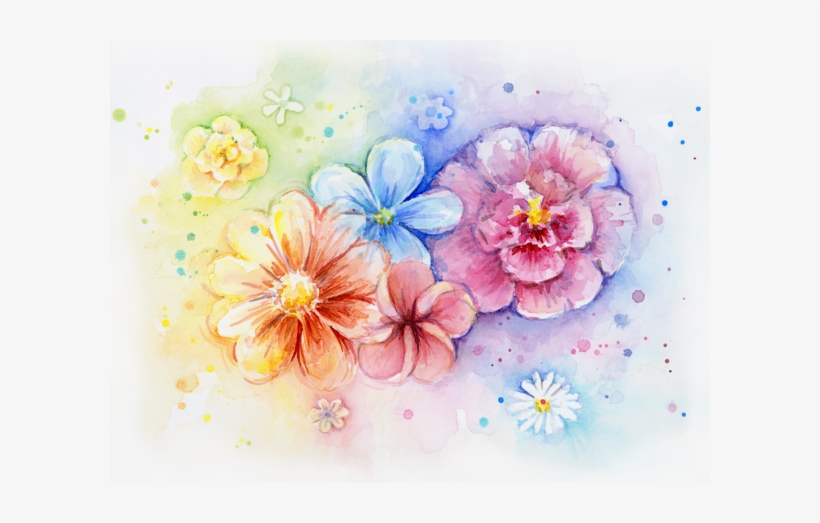 Click And Drag To Re-position The Image, If Desired - Water Color Pink Rainbow, transparent png download