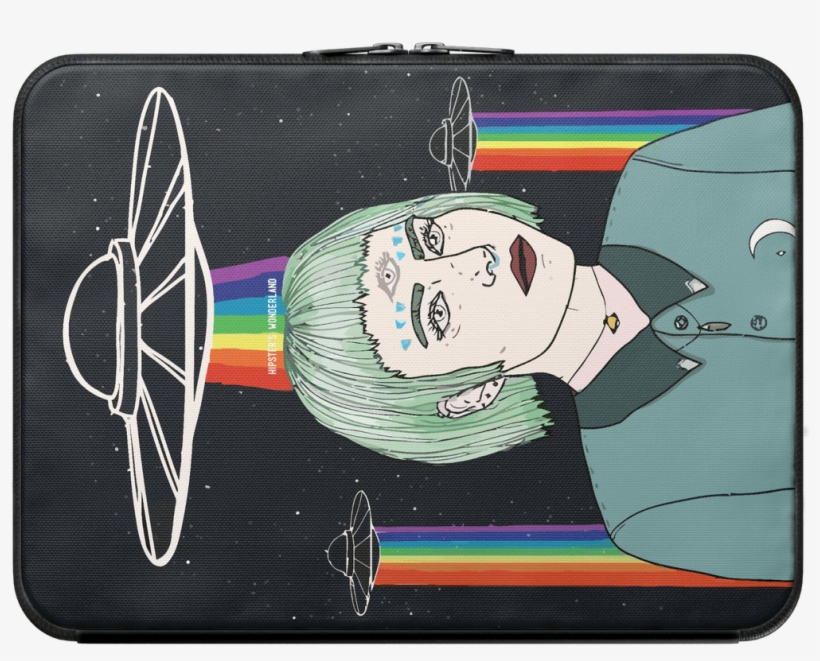 Alien Girl Laptop Sleeve Women - Laptop, transparent png download