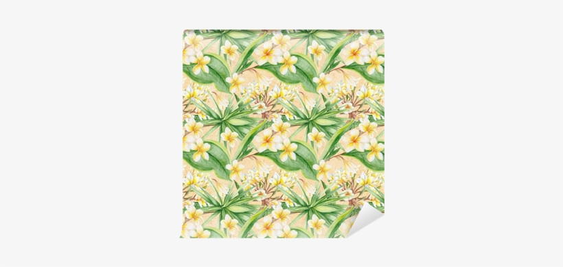 Watercolor Tropical Pattern With Sand Wallpaper • Pixers® - Photograph, transparent png download
