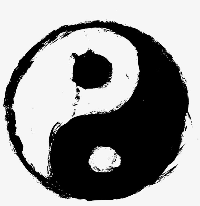 Png File Size - Yin Yang Symbol Png, transparent png download