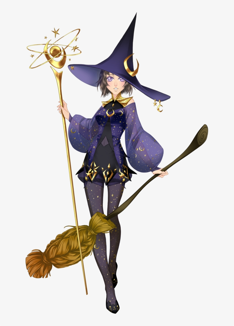 Outfit Starry Witch - Witch Eldarya, transparent png download