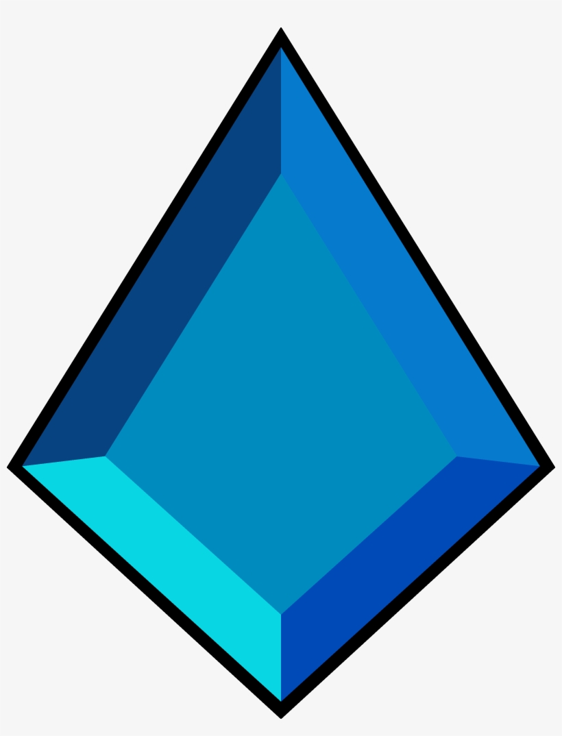 Blue Diamond's Gemstone Is Located On Her Chest, Featuring - Steven Universe Diamonds Gems, transparent png download