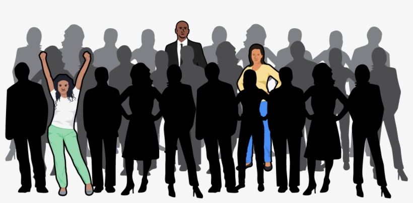 Why Polls Can Be Wrong - Group Silhouette With Question Mark Png, transparent png download
