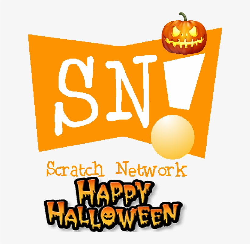 Scratch Network Happy Halloween Logo - Halloween - Jackolantern Shower Curtain, transparent png download