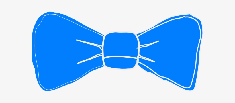 Banner Blue Bow Tie Clip - Blue Bow Tie Png, transparent png download