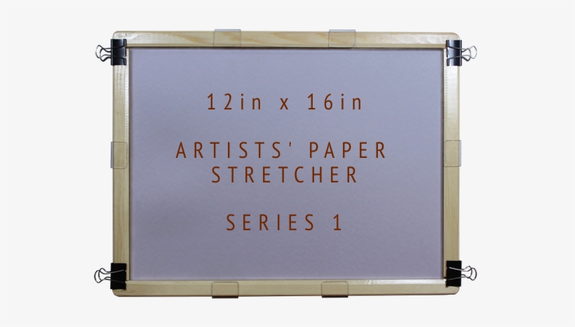 12in X 16in Artists' Paper Stretcher For Watercolour - Watercolor Painting, transparent png download