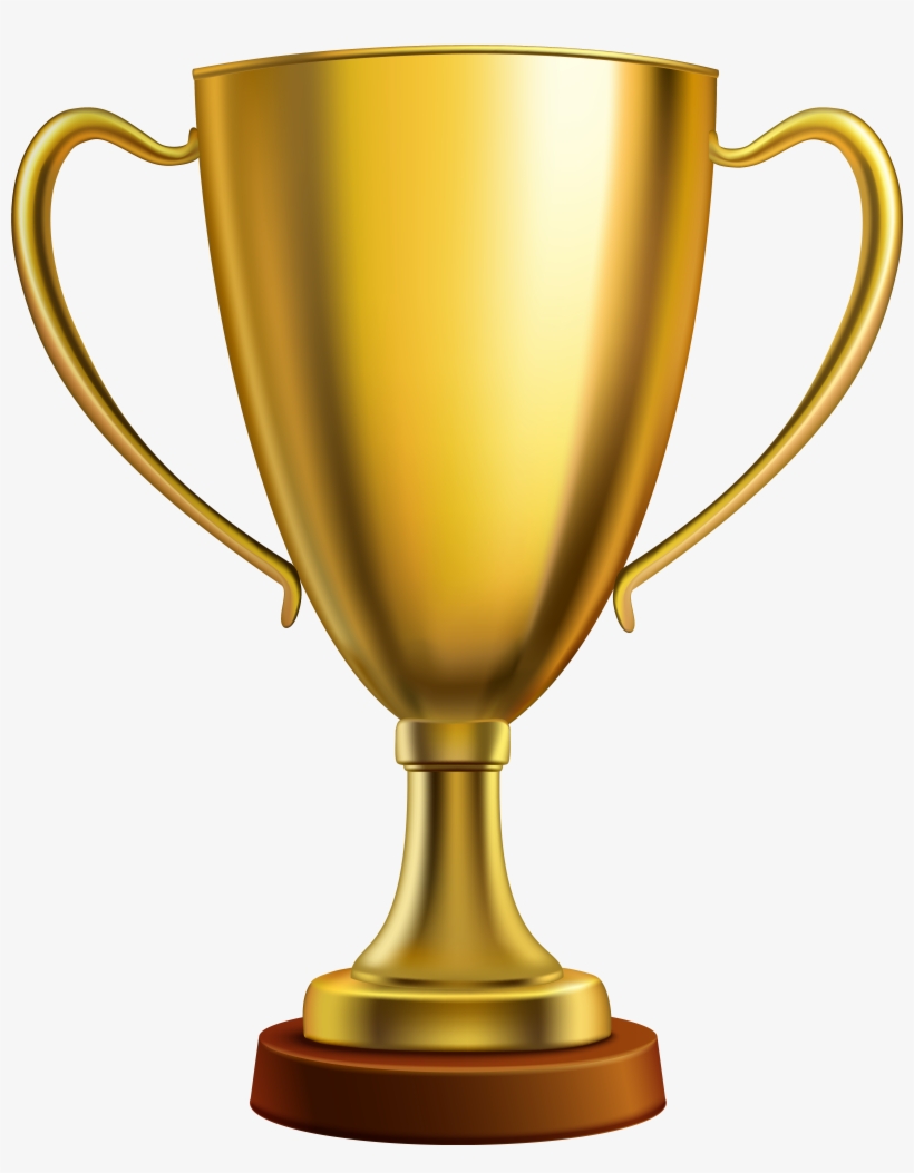 Gold Trophy Png, transparent png download