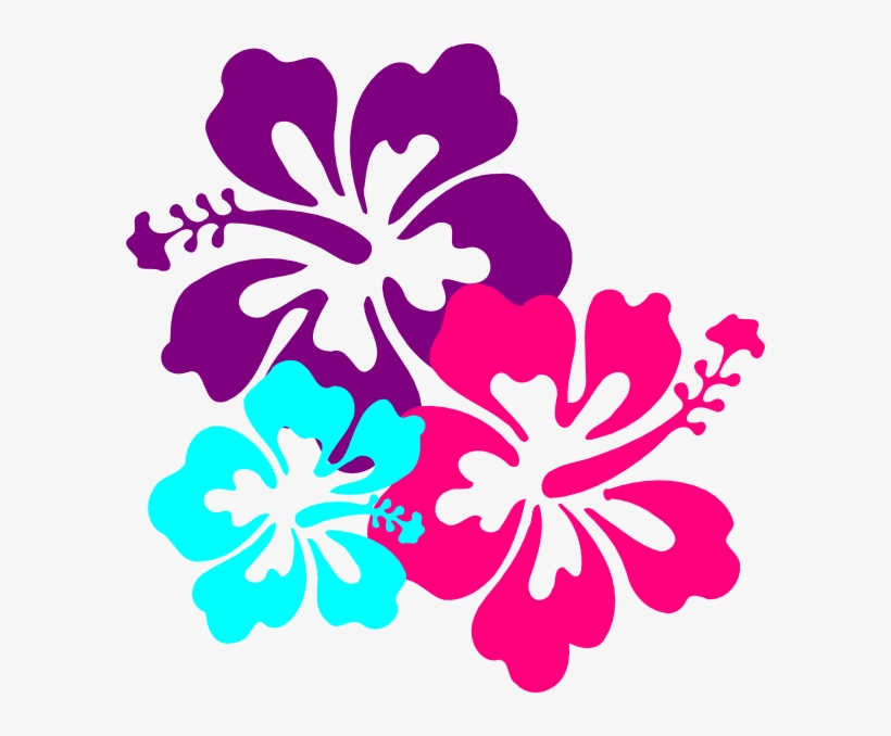 Clip Art At Clker Com Vector Online - Clip Art Hawaiian Flower, transparent png download