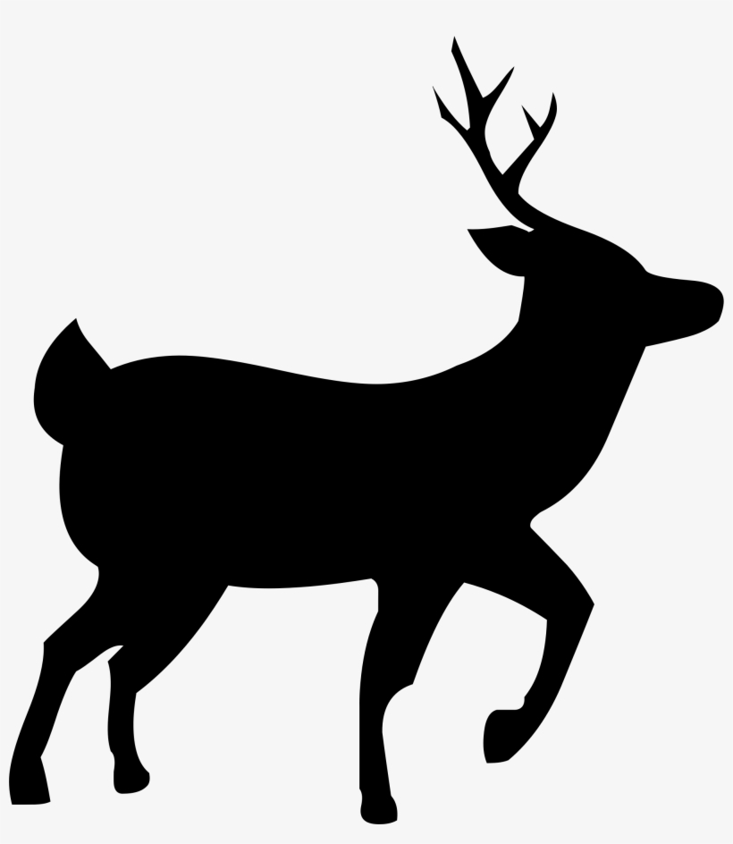 Clipart Royalty Free Stock Big Image Png - Deer Silhouette Png, transparent png download