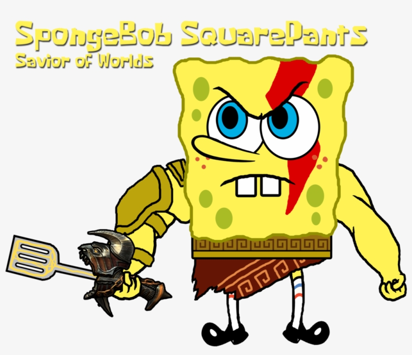 Spongebob Squarepants Download Transparent Png Image - Spongebob God Of War, transparent png download