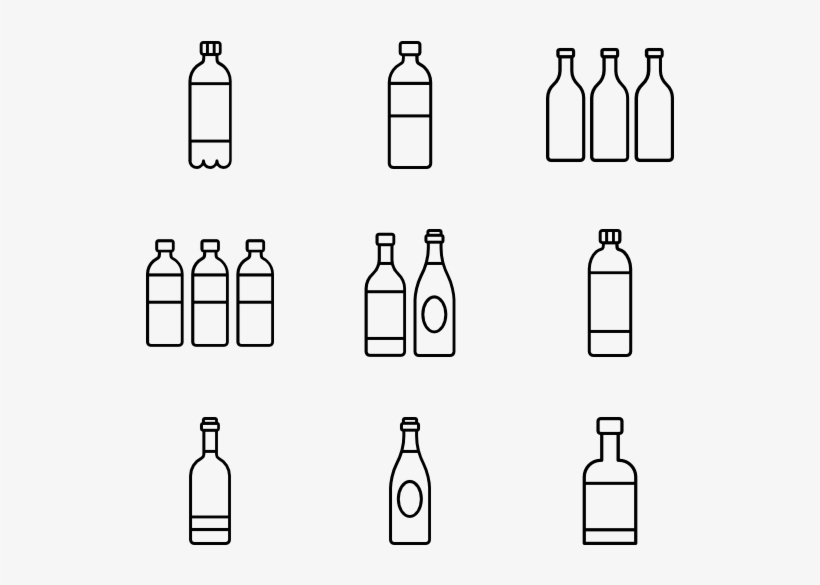 Bottle - Bottles Icon, transparent png download
