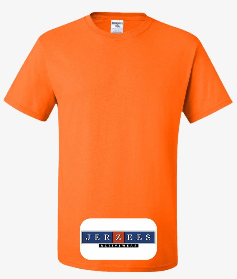 Jerzees Custom Safety Orange T Shirts - Jack O Lantern Shirt, transparent png download