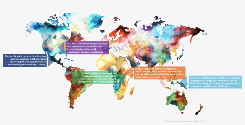 Click Map To Enlarge - Cuadros De Mapas Del Mundo, transparent png download