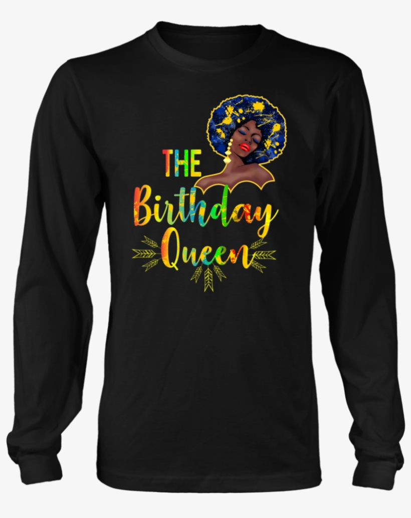 Black Woman Birthday Girl Queent-shirt Afro Hair Watercolor - Britney Spears Metal T Shirt, transparent png download