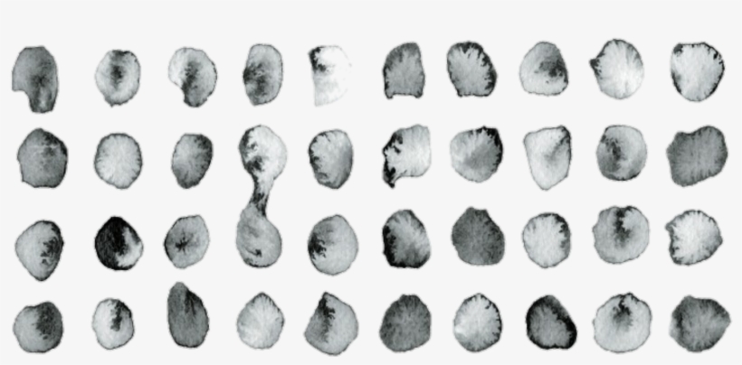 Ftestickers Watercolor Brushstrokes Grunge Blackandwhit - House, transparent png download