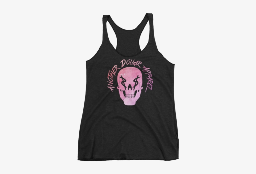 Pink Watercolor - Women's Tank Top - Emoji W Eclipse Glasses - Path Of, transparent png download