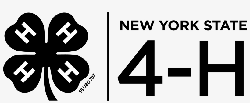 Clipart Black And White Stock Logos Graphics New York - 4 H Logo Png, transparent png download