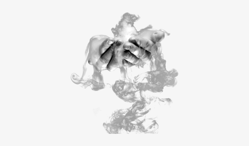 Hands With Smoke Png, transparent png download