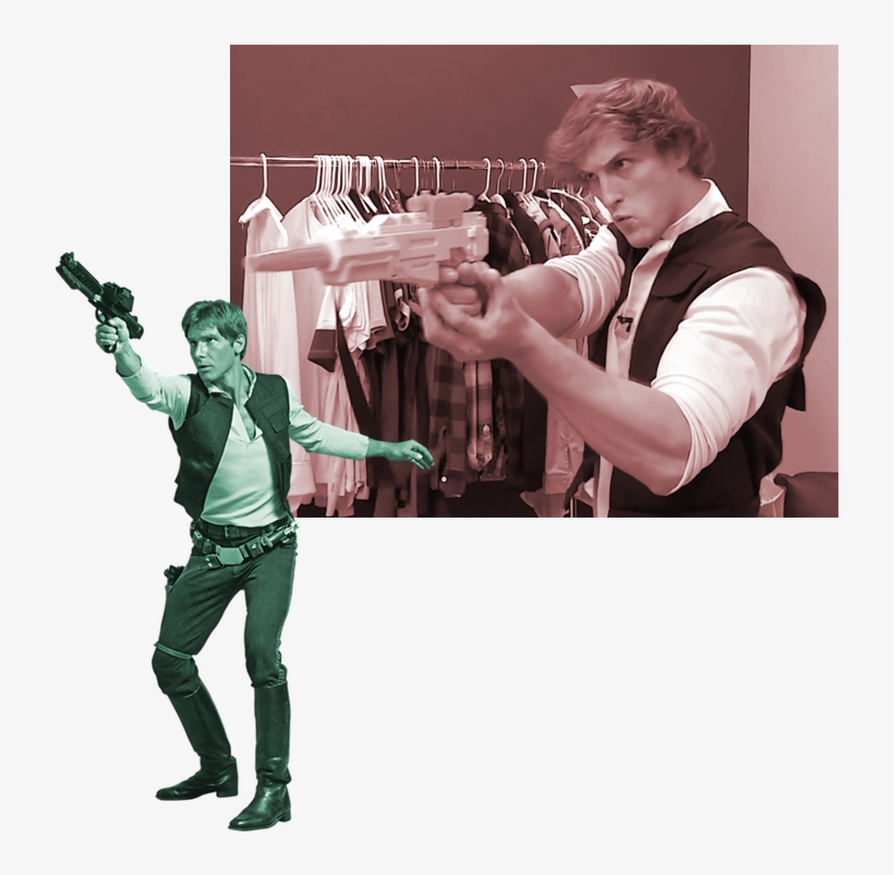 Logan Paul Almost Played Han Solo - Han And Leia Cosplay, transparent png download
