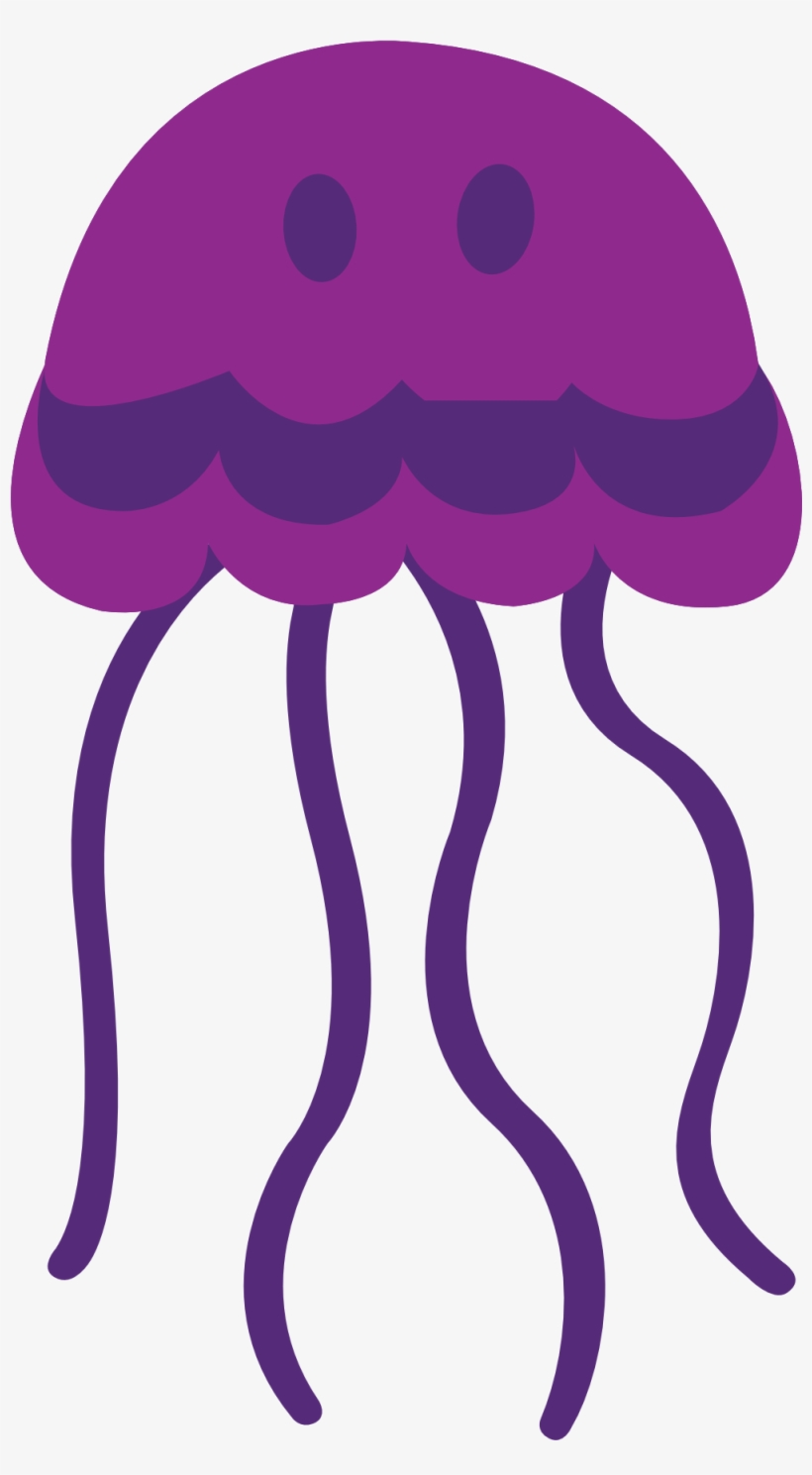 Jellyfish Clear Background Banner Stock Easy Clip Art - Jellyfish Clip Art Transparent, transparent png download