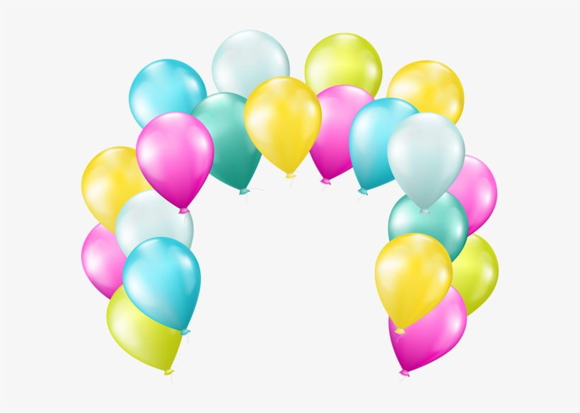 Jpg Freeuse Download Baloon Vector Balloon Arch - Balloon Arch Transparent Background, transparent png download