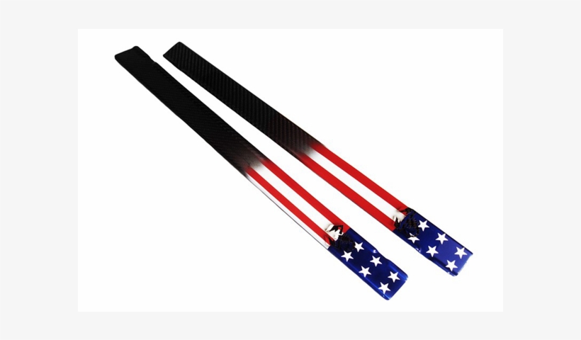 Abarth 500 Carbon Fibre Door Sills Airbrushed American - Einstiegsleisten Carbon Schwarz Mit Us-flagge Und Scorpion, transparent png download