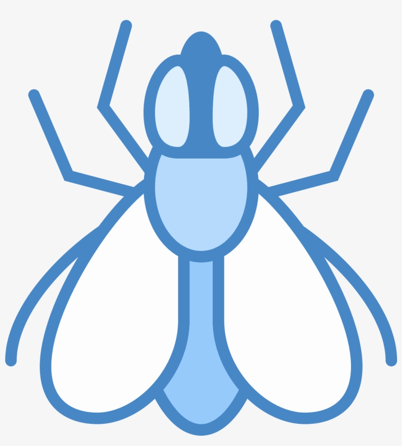 This Is A Drawing Of A Fly - Fly Png, transparent png download