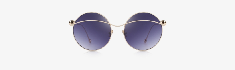 Round Sunglasses - Sunglasses, transparent png download
