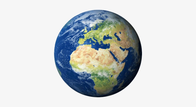 Earth Png Available In Different Size - Silver Plated 18" Chain And Pendant Necklace, transparent png download