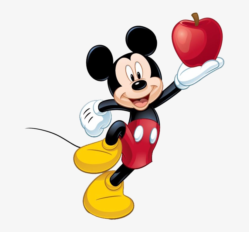 Mickey Mouse Png Mickey Mouse Apple Transparent Png 671x701 Free Download On Nicepng