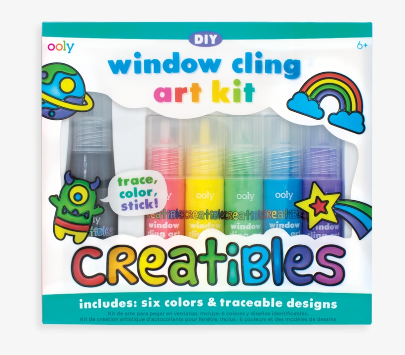 Creatibles Diy Window Cling Art Kit - Window, transparent png download