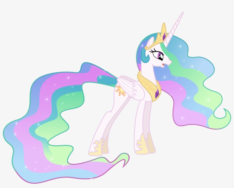 Princess Celestia By Vector - Princess Celestia Vector, transparent png download
