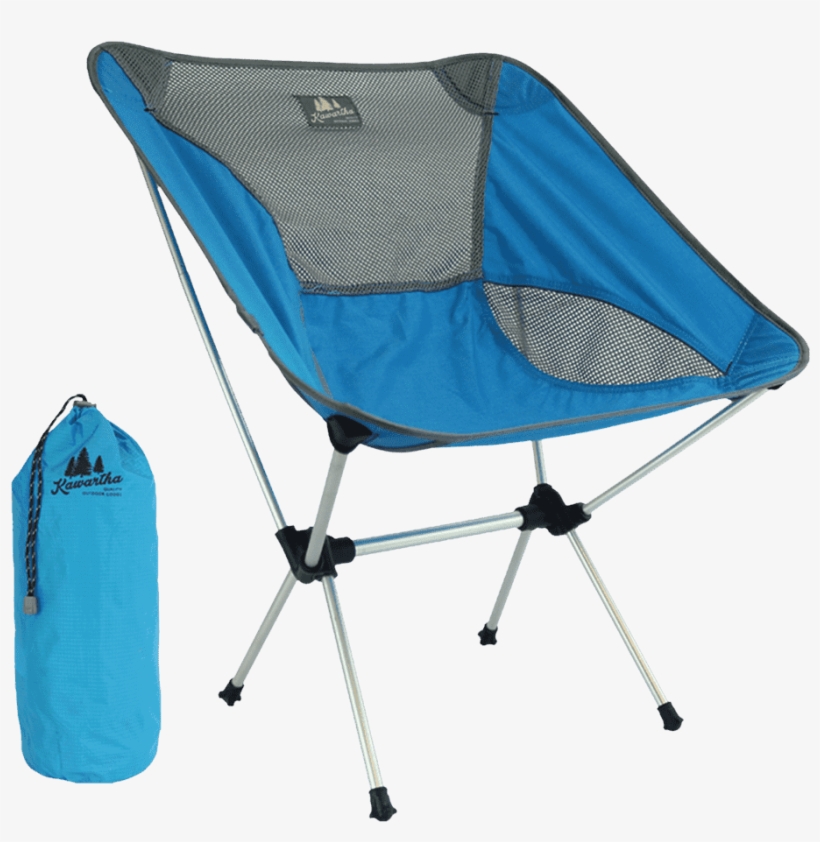 Camp Chairs - Gray Camp Furniture By Kawartha - Gray Camping Chair, transparent png download
