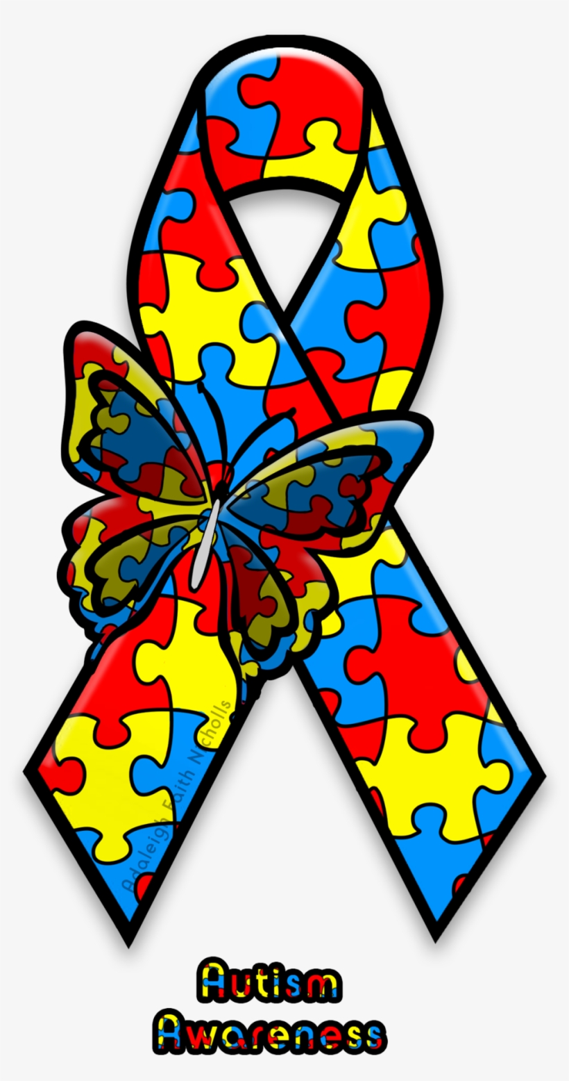 Autism Awareness Ribbon By Adaleighfaith On Deviantart - Autism