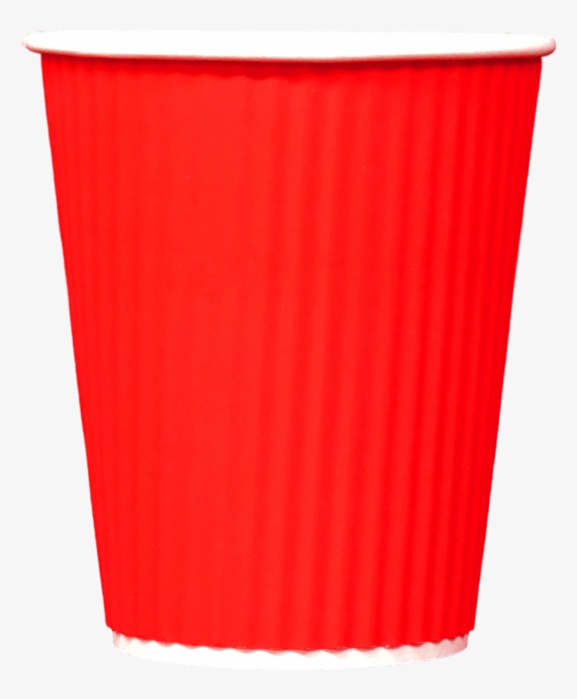 Red Groove Cups 12oz, transparent png download