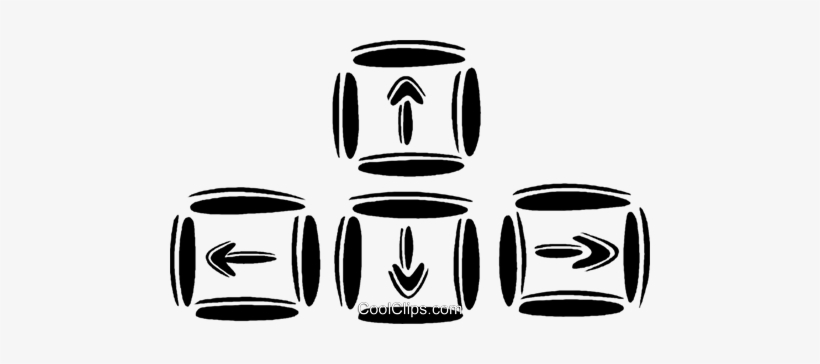 Teclas De Seta Do Computador Livre De Direitos Vetores - Illustration, transparent png download