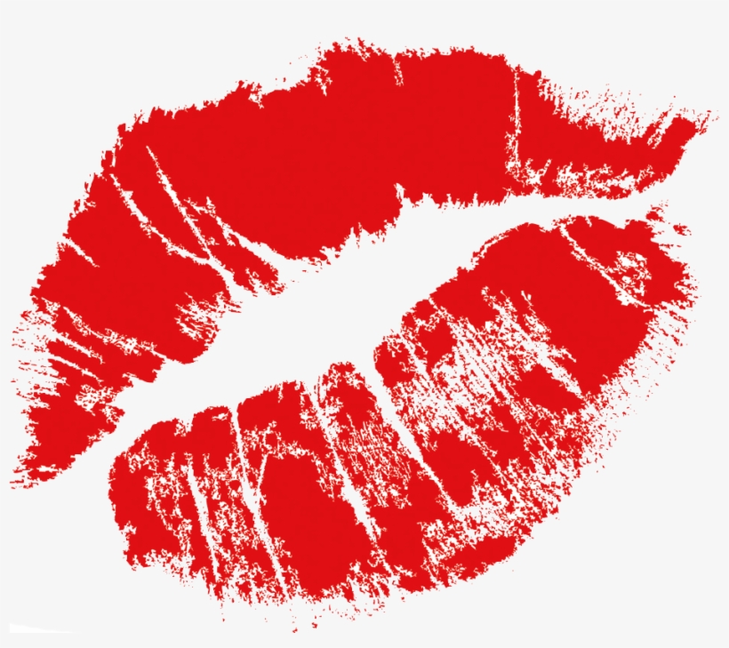 Lipstick Lips - Lipstick, Romance, Love, Kiss Card, transparent png download