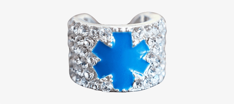 Star Of Life Stethoscope Charm - Prestige Medical Crystal Stethoscope Charms - Star, transparent png download