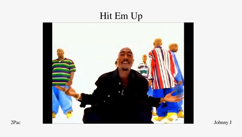 Hit Em Up Sheet Music Composed By Johnny J 1 Of 15 - Tupac Shakur, transparent png download