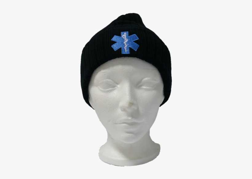 Star Of Life Paramedic Toque With Embroidery On Back - Beanie, transparent png download