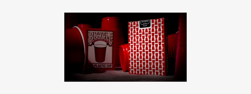 Click To Enlarge - Bicycle Red Plastic Cup Playing Cards, transparent png download