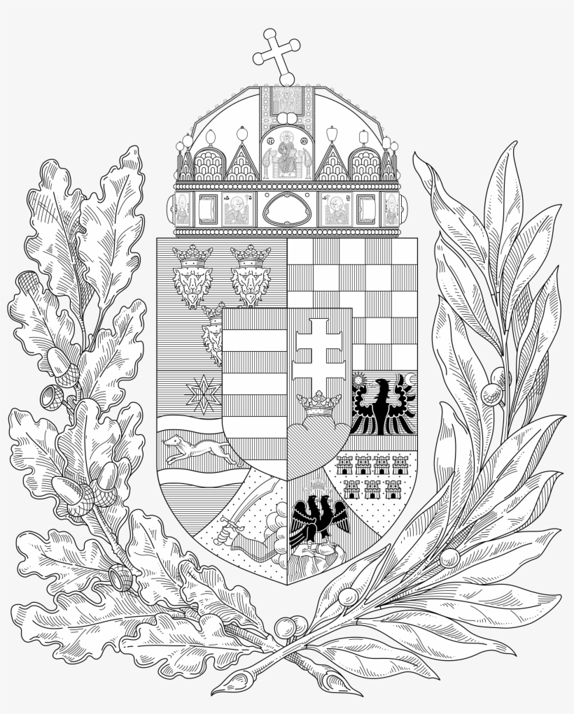 Open - Magyar Címer, transparent png download