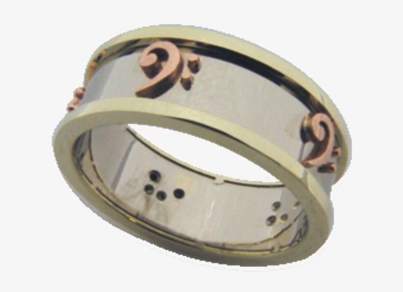 Tri Color Bass Clef Band - Clef, transparent png download