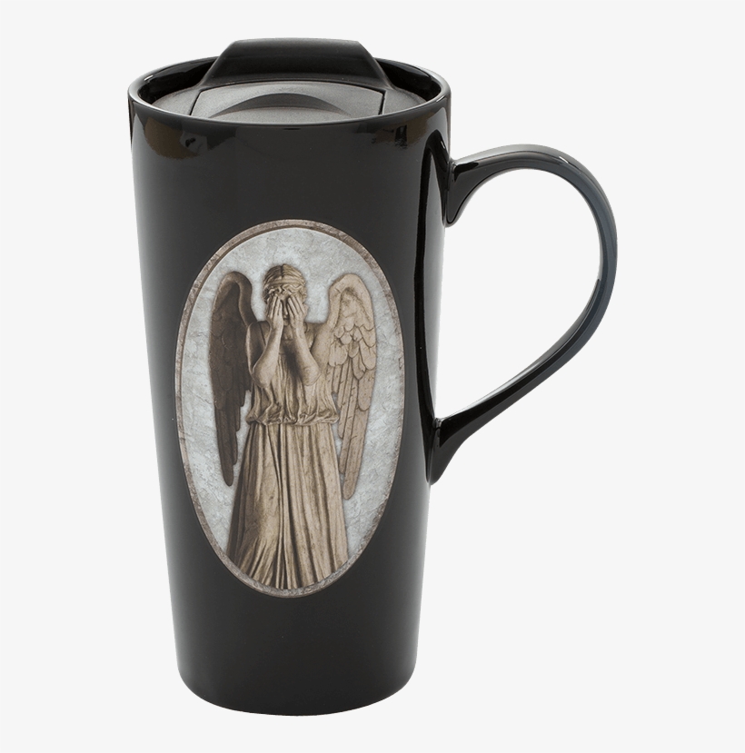 Doctor Who Weeping Angel Heat Reactive Travel Mug - Doctor Who - Weeping Angel 20 Oz. Heat Reactive Travel, transparent png download