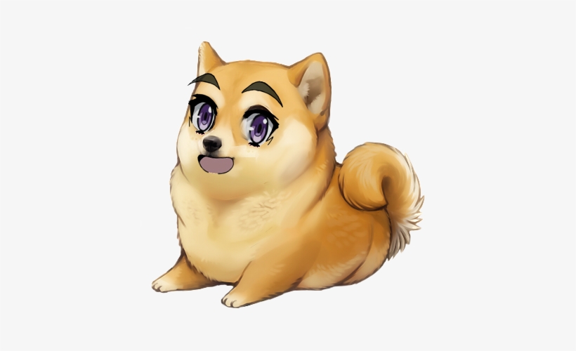 0 Replies 0 Retweets 0 Likes - Chibi Doge, transparent png download