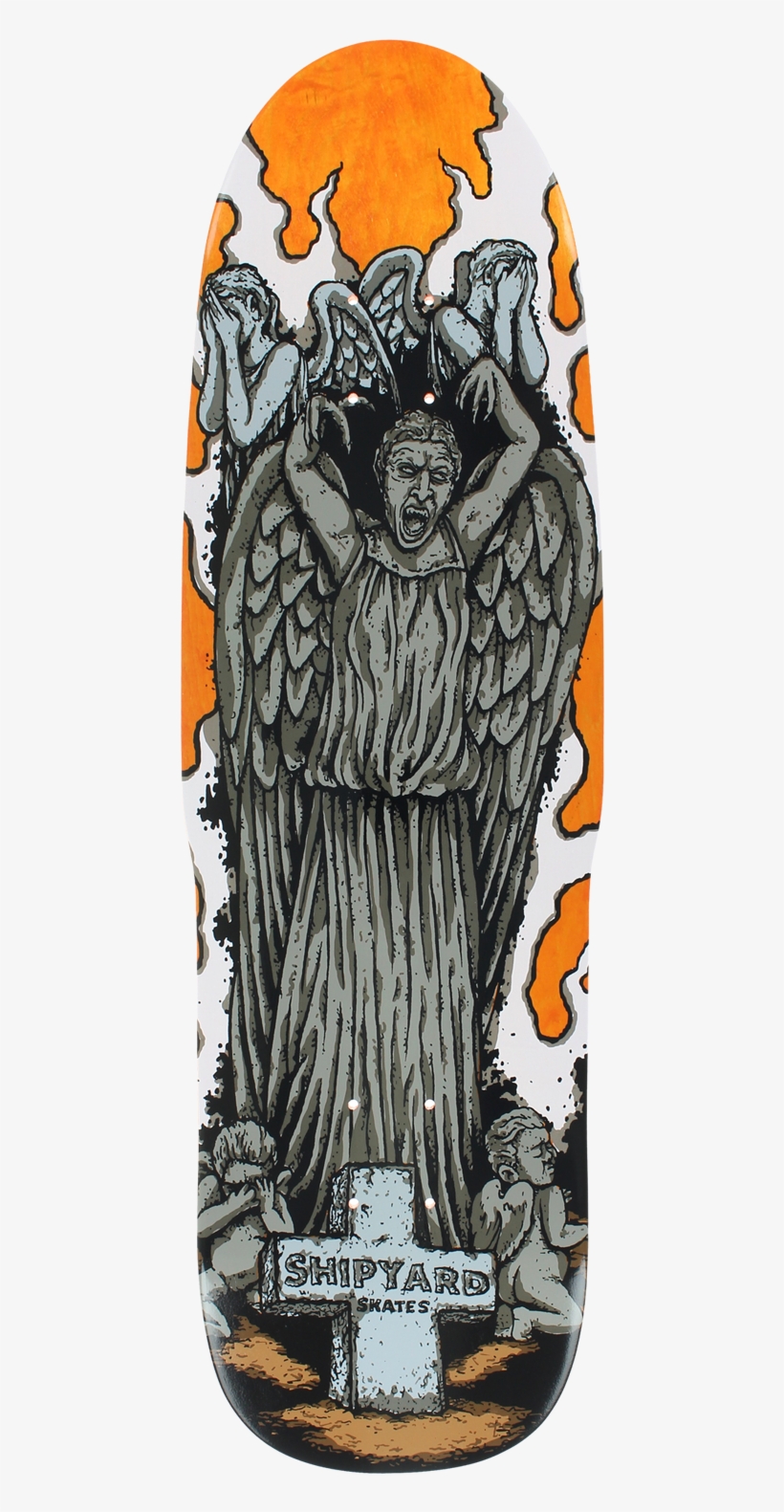 Shipyard Weeping Angel Skateboard Deck - Shipyard Weeping Angel Skateboard Deck -9.25x32.5 Org, transparent png download