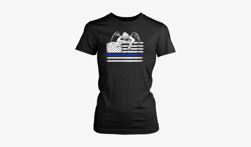 Weeping Angel Thin Blue Line Flag Shirts And Hoodies - T Shirts Official Depeche Mode, transparent png download
