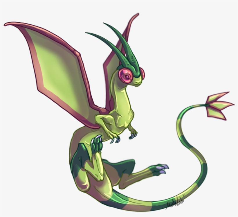 Flygon By Abelphee-d4i9qqz - Flygon Drawing, transparent png download