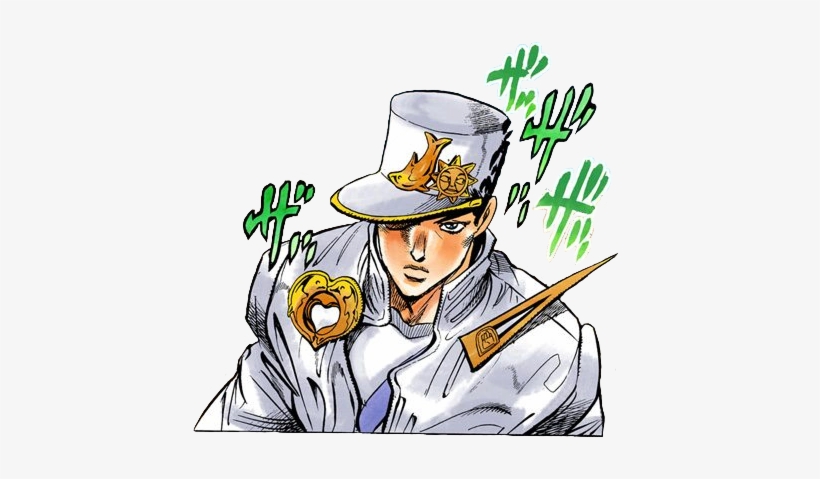 That Does Explain Why He Has A Set Square In His Outfit - Jotaro Kujo Eyes Of Heaven, transparent png download