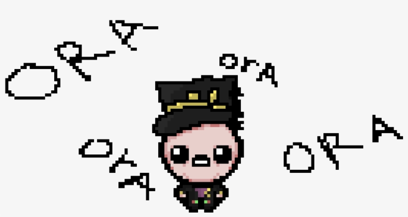 Jotaro Kujo - Binding Of Isaac Rebirth Personnage, transparent png download